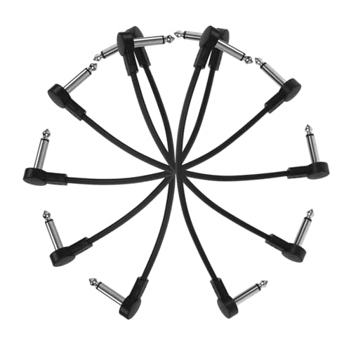POPETPOP 6Stücke Gitarren Patchkabel Gitarren Kabel Robuste Verbindung für Effekte Flexibles Instrumentenkabel Klangübertragung für Musiker POPETPOP 6Stücke Gitarren Patchkabel Gitarren Kabel Robuste Verbindung für Effekte Flexibles Instrumentenkabel Klangübertragung für Musiker von POPETPOP