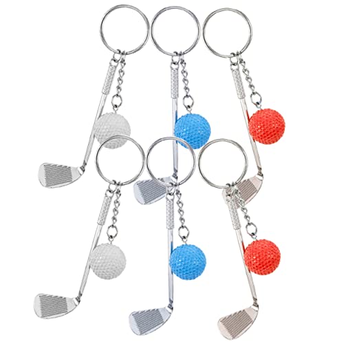 POPETPOP 6Stücke Teiliges Golf Schlüsselanhänger Kreatives Design für Golfliebhaber Robustes Material Passend für Rucksäcke und Taschen POPETPOP 6Stücke Teiliges Golf Schlüsselanhänger Kreatives Design für Golfliebhaber Robustes Material Passend für Rucksäcke und Taschen von POPETPOP