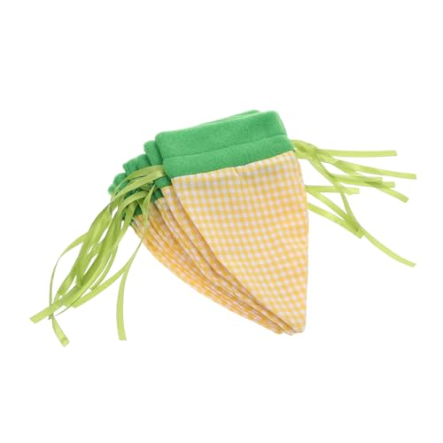 POPETPOP 6pcs Ostern Gegenwärtige Tasche Karotten Schmuckkorb Süßwaren Taschen Goody Bags Cookie Snacktasche Eiersuche Für Party Folienkordel von POPETPOP