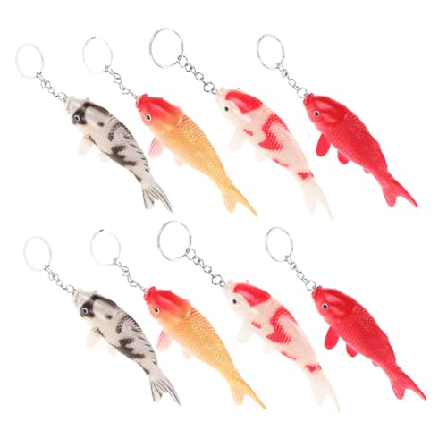 POPETPOP 8 Stück Schlüsselanhänger Anhänger Schlüsselanhänger Niedlicher Schlüsselanhänger Mini Taschenanhänger Fischförmiger Schlüsselanhänger Dekorativer Schlüsselanhänger Dekorativer POPETPOP 8 Stück Schlüsselanhänger Anhänger Schlüsselanhänger Niedlicher Schlüsselanhänger Mini Taschenanhänger Fischförmiger Schlüsselanhänger Dekorativer Schlüsselanhänger Dekorativer von POPETPOP