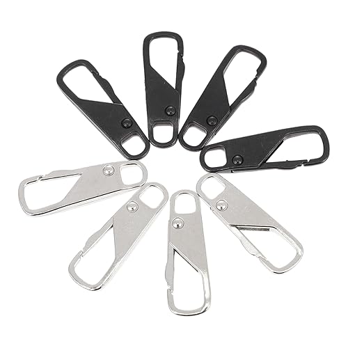 POPETPOP 8 Stück Teiliges Abnehmbare Reißverschluss Anhänger Robustem Material Wiederverwendbare Zipper Ersatzteile für Jacken Rucksäcke Taschen Koffer Vielseitig und Einfach zu Montieren POPETPOP 8 Stück Teiliges Abnehmbare Reißverschluss Anhänger Robustem Material Wiederverwendbare Zipper Ersatzteile für Jacken Rucksäcke Taschen Koffer Vielseitig und Einfach zu Montieren von POPETPOP