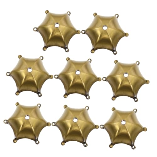 POPETPOP 8 Stück Windspiel Zubehör Glockenspiel Aufsatz Garten Outdoor Abstandshalter Perlenkappen Terrasse Zum Aufhängen Windglocken Zubehör Kappen Treibholz Wand Grüne POPETPOP 8 Stück Windspiel Zubehör Glockenspiel Aufsatz Garten Outdoor Abstandshalter Perlenkappen Terrasse Zum Aufhängen Windglocken Zubehör Kappen Treibholz Wand Grüne von POPETPOP