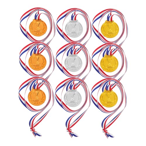 POPETPOP 9 Teilige Medaillen Auszeichnungsmedaillen Weihnachtsspielmedaillen Gewinnermedaillen Zum Anziehen Kindergarten Abschlussmedaille Schülermedaillen Sortiment Medaillen POPETPOP 9 Teilige Medaillen Auszeichnungsmedaillen Weihnachtsspielmedaillen Gewinnermedaillen Zum Anziehen Kindergarten Abschlussmedaille Schülermedaillen Sortiment Medaillen von POPETPOP