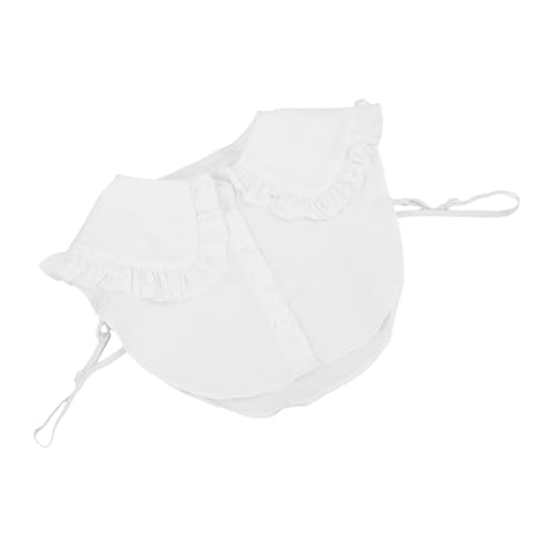 POPETPOP Abnehmbarer Fake Kragen Damen Baumwolle Blusenkragen Weicher Strapazierfähiger Einsteckkragen Weiß Für Frühling Herbst Hemdkragen Dekoration POPETPOP Abnehmbarer Fake Kragen Damen Baumwolle Blusenkragen Weicher Strapazierfähiger Einsteckkragen Weiß Für Frühling Herbst Hemdkragen Dekoration von POPETPOP