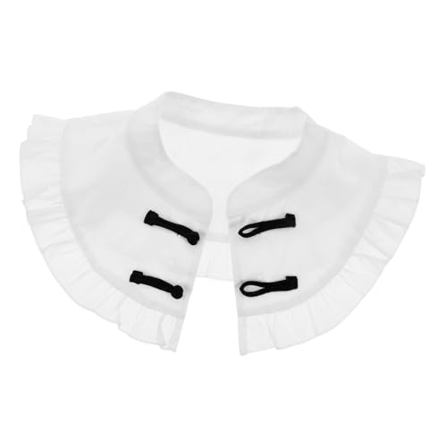 POPETPOP Abnehmbarer Falscher Kragen Damen Weiß Atmungsaktiver Baumwoll Faux Collar Minimalistisches Design Vielseitig Kombinierbar für Blusen Kleider Pullover und Sommeroutfits POPETPOP Abnehmbarer Falscher Kragen Damen Weiß Atmungsaktiver Baumwoll Faux Collar Minimalistisches Design Vielseitig Kombinierbar für Blusen Kleider Pullover und Sommeroutfits von POPETPOP
