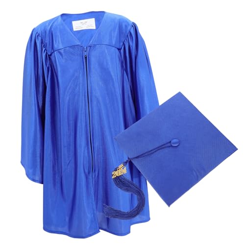 POPETPOP Abschlussmütze mit Quaste und Verstellbarem Talar Stabiles mit Passendem Abschlusskleid für Kindergarten und Grundschule Verdecktem Reißverschluss und Robustem Falten Design POPETPOP Abschlussmütze mit Quaste und Verstellbarem Talar Stabiles mit Passendem Abschlusskleid für Kindergarten und Grundschule Verdecktem Reißverschluss und Robustem Falten Design von POPETPOP