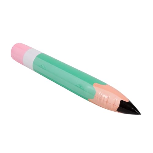 POPETPOP Aufblasbare Bleistiftdekoration Jumbo aufblasbare Bleistifte Bleistift aufblasbares Aufblasbarer Bleistift-Riesen-Requisit Klassenzimmerdekorationen PVC Green von POPETPOP