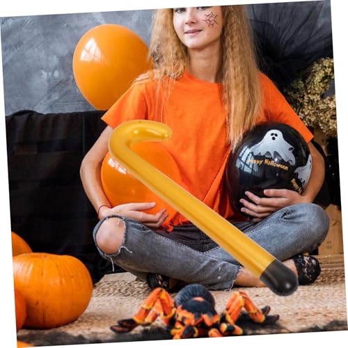 POPETPOP Aufblasbarer Gehstock Aufblasbare Krücke Kostüm Requisite für Halloween Fasching Erwachsene POPETPOP Aufblasbarer Gehstock Aufblasbare Krücke Kostüm Requisite für Halloween Fasching Erwachsene von POPETPOP