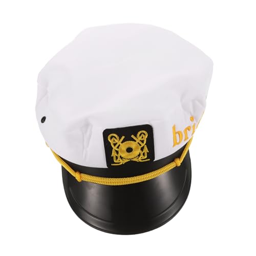 POPETPOP Bridal Hat Hochzeitshut Damen Stil Hochzeitsaccessoire für Braut Bachelorette Kopfschmuck Elegant Verziert Angenehm zu Tragen POPETPOP Bridal Hat Hochzeitshut Damen Stil Hochzeitsaccessoire für Braut Bachelorette Kopfschmuck Elegant Verziert Angenehm zu Tragen von POPETPOP
