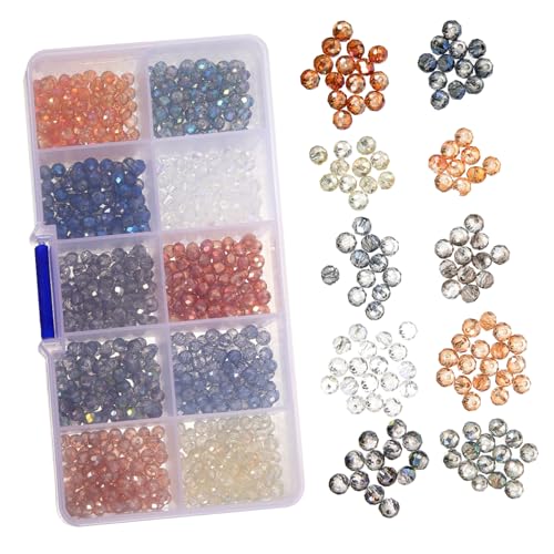 POPETPOP DIY Glasperlen mit Runde Glasperlen für Armbandherstellung Farben DIY Zubehör für Bastelarbeiten und Projekte POPETPOP DIY Glasperlen mit Runde Glasperlen für Armbandherstellung Farben DIY Zubehör für Bastelarbeiten und Projekte von POPETPOP
