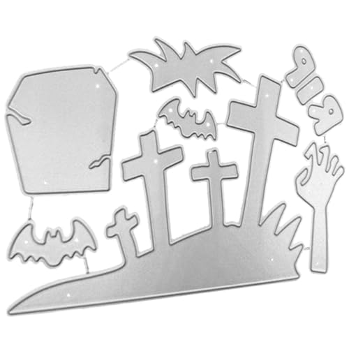 POPETPOP DIY Halloween Metall Stanzform für Kartenherstellung Kleine Stanzschablone für Scrapbooking und Bastelprojekte Dekorative Schablone für DIY Ideen von POPETPOP