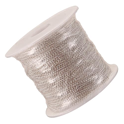 POPETPOP DIY Schmuckkette aus Hochwertigem Kupfer Stabile Metallkette für Ketten Schmuckherstellung Leichtes Zubehör für Armband und Halsketten Basteln POPETPOP DIY Schmuckkette aus Hochwertigem Kupfer Stabile Metallkette für Ketten Schmuckherstellung Leichtes Zubehör für Armband und Halsketten Basteln von POPETPOP