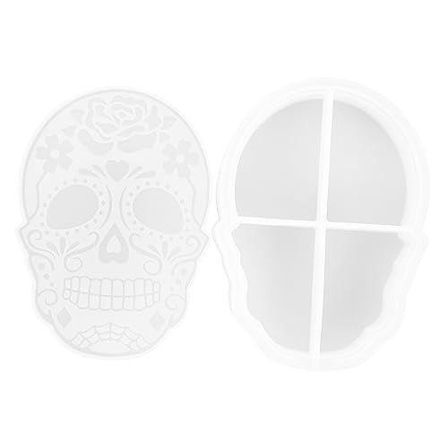 POPETPOP DIY Silikon Schädel Box Form Kreativer Lagerbehälter für Halloween Dekoration Gießform für Harz Schädelformen für Kunsthandwerk Geschenkidee für Bastelfans POPETPOP DIY Silikon Schädel Box Form Kreativer Lagerbehälter für Halloween Dekoration Gießform für Harz Schädelformen für Kunsthandwerk Geschenkidee für Bastelfans von POPETPOP