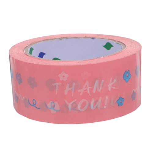 POPETPOP Dankeschön Verpackungsband mit Starkem Klebstoff Vielseitiges Deko Klebeband für Paketversand Geschenke Blumen Shop Stilvolles Design zum Versiegeln von Kartons und Tüten POPETPOP Dankeschön Verpackungsband mit Starkem Klebstoff Vielseitiges Deko Klebeband für Paketversand Geschenke Blumen Shop Stilvolles Design zum Versiegeln von Kartons und Tüten von POPETPOP