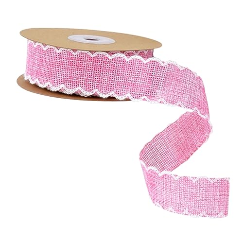 POPETPOP Dekoratives Stoffband Yards Wellenförmiges Design Rosa DIY Geschenkband für Blumenarrangements Partydeko und Heimwerkerprojekte Wiederverwendbar und Individuell POPETPOP Dekoratives Stoffband Yards Wellenförmiges Design Rosa DIY Geschenkband für Blumenarrangements Partydeko und Heimwerkerprojekte Wiederverwendbar und Individuell von POPETPOP