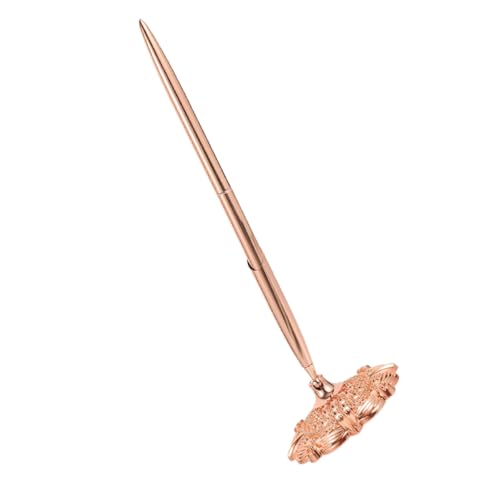 POPETPOP Eleganter Kugelschreiber mit Edelstahlgehäuse Ergonomisches Design Stabil und Fein Verarbeitet Tisch Signaturpen für Büro Hotel und Bank Stilvoller Business Stift Roségold mit POPETPOP Eleganter Kugelschreiber mit Edelstahlgehäuse Ergonomisches Design Stabil und Fein Verarbeitet Tisch Signaturpen für Büro Hotel und Bank Stilvoller Business Stift Roségold mit von POPETPOP