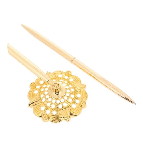 POPETPOP Eleganter Metall Kugelschreiber mit Ständer Stilvoller Business und Hochzeitsschreibstift Leicht und Komfortabel für Präzises Schreiben für und Bürogebrauch POPETPOP Eleganter Metall Kugelschreiber mit Ständer Stilvoller Business und Hochzeitsschreibstift Leicht und Komfortabel für Präzises Schreiben für und Bürogebrauch von POPETPOP
