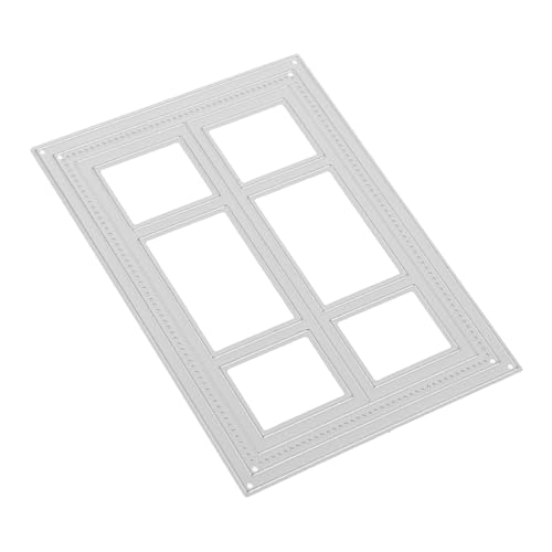 POPETPOP Fenster Präge Schablone Carbonstahl Metall Stanzform für Scrapbooking und Kartengestaltung Kompatibel Hocheffizient Fein Bearbeitete Kanten Kreative Bastelvorlage POPETPOP Fenster Präge Schablone Carbonstahl Metall Stanzform für Scrapbooking und Kartengestaltung Kompatibel Hocheffizient Fein Bearbeitete Kanten Kreative Bastelvorlage von POPETPOP
