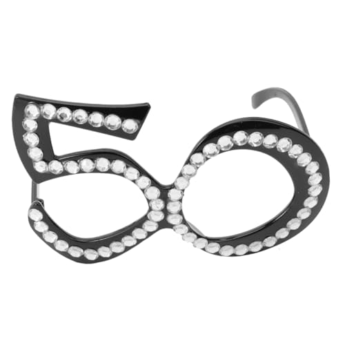 POPETPOP Geburtstagsbrille Zahlen Jahre Partybrille aus Leichtem PC Material mit Glatten Kanten Foto Requisite für Geburtstagsfeier und Originelle Dekoration Schwarz Tragbar und Sicher POPETPOP Geburtstagsbrille Zahlen Jahre Partybrille aus Leichtem PC Material mit Glatten Kanten Foto Requisite für Geburtstagsfeier und Originelle Dekoration Schwarz Tragbar und Sicher von POPETPOP