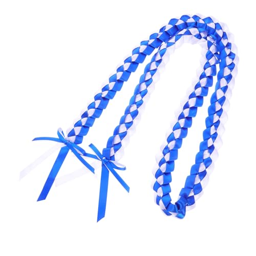 POPETPOP Geflochtene Abschluss Ehrenschnur aus Langlebige Graduierungskordel mit Quaste Weiß Blaues Handarbeitsband für Abschlussfeier und Graduation Dekoration Fotorequisit für POPETPOP Geflochtene Abschluss Ehrenschnur aus Langlebige Graduierungskordel mit Quaste Weiß Blaues Handarbeitsband für Abschlussfeier und Graduation Dekoration Fotorequisit für von POPETPOP