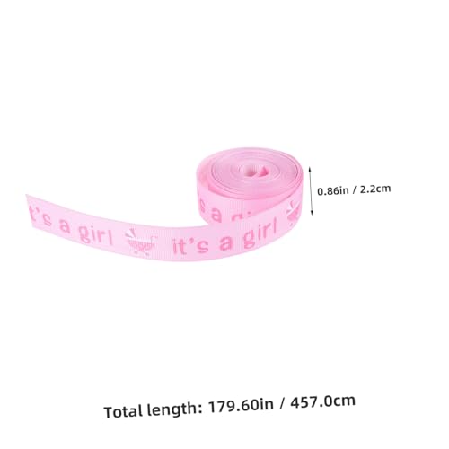 POPETPOP Girl Satinband Breit Lang Vielseitiges Geschenkband für Babyparty Dekoration DIY Bastelband für Valentinstag und Kreative Geschenkverpackungen von POPETPOP