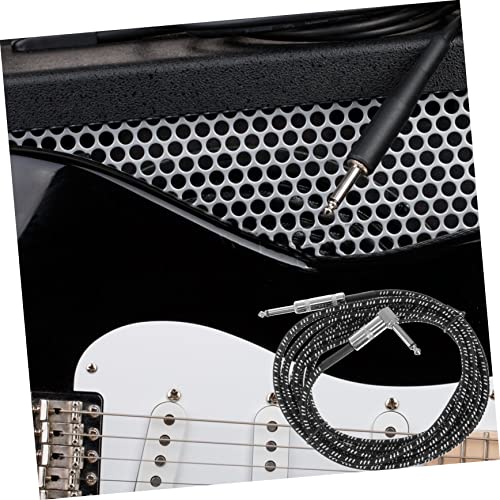 POPETPOP Gitarrenkabel Geflochtenes Audio Verbindungskabel für Gitarre Bass Robust Langlebig Störungsfrei Geeignet für Mikrofone Mischpulte Lautsprecher und Heim Stereoanlagen von POPETPOP
