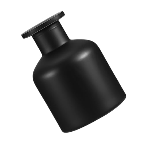 POPETPOP Glas Diffusor Flasche Schwarz Aromatherapie Duftöl Behälter Refillable Aroma Flakon für DIY Ätherische Öle Raumduft Aromadiffuser Fläschchen Langlebig und Dicht von POPETPOP