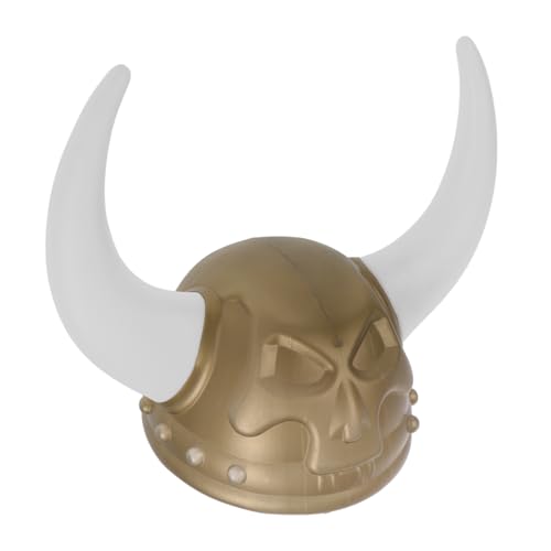 POPETPOP Halloween Cosplay Hörnerhut Kunststoff Ox Horn Hut Requisit Karneval Party Kostüm Hut mit Spitzen Hörnern für Bühne Foto Requisite POPETPOP Halloween Cosplay Hörnerhut Kunststoff Ox Horn Hut Requisit Karneval Party Kostüm Hut mit Spitzen Hörnern für Bühne Foto Requisite von POPETPOP