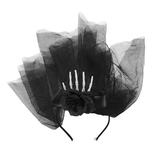POPETPOP Halloween Haarreif mit Fake und Skelett Design Leichter Gothic Kopfschmuck für Halloween Party Punkstil Stirnband für Damen für Geisterbraut Kostüm und Karneval POPETPOP Halloween Haarreif mit Fake und Skelett Design Leichter Gothic Kopfschmuck für Halloween Party Punkstil Stirnband für Damen für Geisterbraut Kostüm und Karneval von POPETPOP