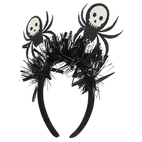 POPETPOP Halloween Spinnen Stirnband für Erwachsene Kreatives Haaraccessoire mit Spinnenschädel für Kostümpartys Halloween Dekoration und Fotoshootings von POPETPOP