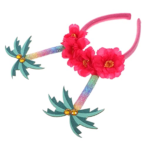 POPETPOP Hawaiianisches Stirnband Sommerparty-Kostüm-Kopfbedeckung Strandparty tropisch für hawaiianische Party-Cosplay-Stirnbänder Haarschmuck im Hawaii-Stil Plastik POPETPOP Hawaiianisches Stirnband Sommerparty-Kostüm-Kopfbedeckung Strandparty tropisch für hawaiianische Party-Cosplay-Stirnbänder Haarschmuck im Hawaii-Stil Plastik von POPETPOP