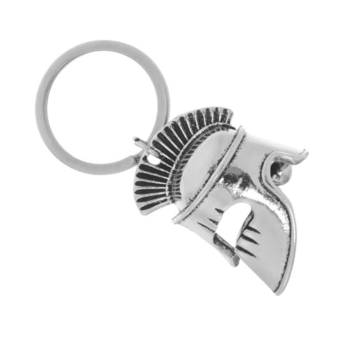 POPETPOP Helm Schlüssel Anhänger Retro Keychain -zubehör Westlicher Schlüsselanhänger Retro-schlüsselanhänger Für Damen Schlüsselanhänger Mit Helmanhänger Helm-anhänger Silver Legierung von POPETPOP