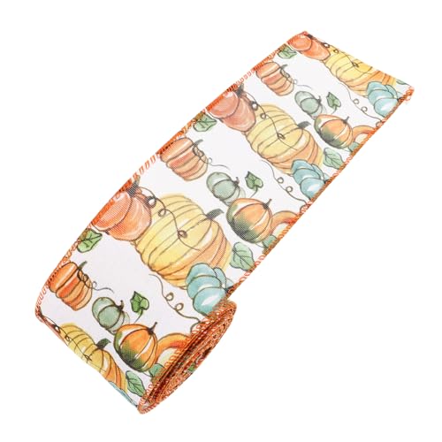 POPETPOP Herbst Dekoband mit Kürbismotiv aus Festliches Geschenkband für DIY Geschenkverpackung Erntedank Dekoration Vielseitig für Kränze Blumensträuße und Partygestaltung POPETPOP Herbst Dekoband mit Kürbismotiv aus Festliches Geschenkband für DIY Geschenkverpackung Erntedank Dekoration Vielseitig für Kränze Blumensträuße und Partygestaltung von POPETPOP