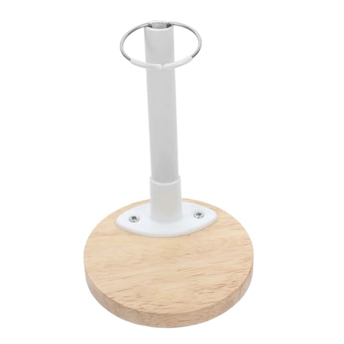 POPETPOP Holz Puppenständer mit Kopfstütze Stabiler Puppenhalter aus Massivem Holz Höhenverstellbar Geeignet für Große Zierpuppen und Puppenhaus Dekoration Leichter Doll Display Stand von POPETPOP