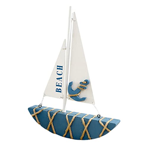 POPETPOP Holz Segelboot Deko Im Mediterranen Stil Elegantes Tischornament Für Wohn Und Büroräume Nautisches Design Mit Und Jute Geschenkidee Für Bootsliebhaber POPETPOP Holz Segelboot Deko Im Mediterranen Stil Elegantes Tischornament Für Wohn Und Büroräume Nautisches Design Mit Und Jute Geschenkidee Für Bootsliebhaber von POPETPOP