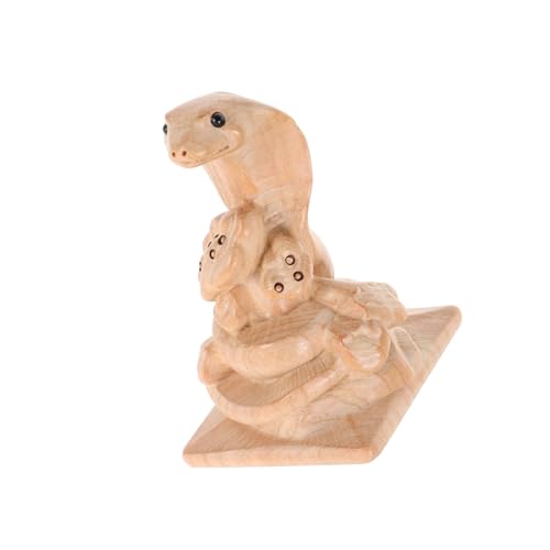 POPETPOP Holzschlangenfigur Jahr der Schlange Feng Shui Holzskulptur Holzschlange Handgeschnitzt Dekorative Tierkreiszeichen Figur als Neujahrsgeschenk und Wohnkultur POPETPOP Holzschlangenfigur Jahr der Schlange Feng Shui Holzskulptur Holzschlange Handgeschnitzt Dekorative Tierkreiszeichen Figur als Neujahrsgeschenk und Wohnkultur von POPETPOP