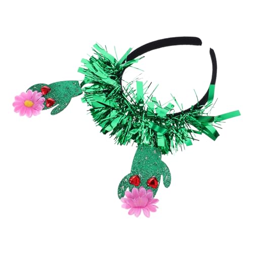 POPETPOP Kaktusstirnband Damen Stirnbänder Süß Frauen Stirnbänder Party-kopfschmuck Mexikanisches Zubehör Cosplay-stirnband Stirnband Im Kaktus-stil Haarbänder Für Cosplay Plastik Green POPETPOP Kaktusstirnband Damen Stirnbänder Süß Frauen Stirnbänder Party-kopfschmuck Mexikanisches Zubehör Cosplay-stirnband Stirnband Im Kaktus-stil Haarbänder Für Cosplay Plastik Green von POPETPOP