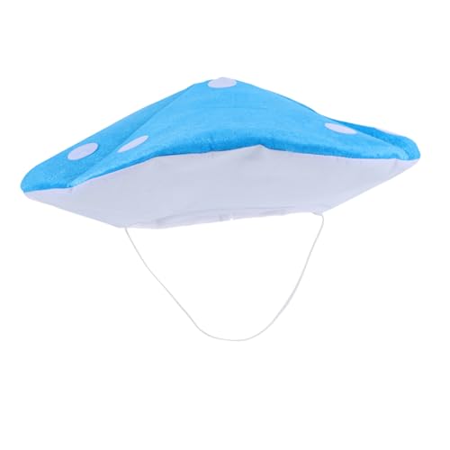 POPETPOP Kopfschmuck Pilzhut Pilz Hut Cosplay Pilzhut für Erwachsene Pilzplüschmütze Pilz Baskenmütze Pilzkappe Pilzkrone Pilz-Cosplay-Hut Krötenkostüm für Erwachsene Stoff Himmelblau POPETPOP Kopfschmuck Pilzhut Pilz Hut Cosplay Pilzhut für Erwachsene Pilzplüschmütze Pilz Baskenmütze Pilzkappe Pilzkrone Pilz-Cosplay-Hut Krötenkostüm für Erwachsene Stoff Himmelblau von POPETPOP