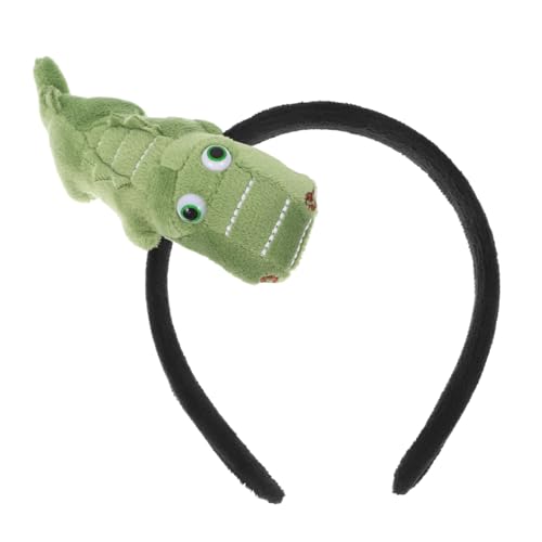 POPETPOP Krokodil-Puppenanhänger Stirnband Cosplay-Kopfschmuck Kostüm favorisieren Kopfbedeckung Foto Tuch Form Haarband aus Stoff Kleid Party Sachen Alligator Karikatur PP Baumwolle POPETPOP Krokodil-Puppenanhänger Stirnband Cosplay-Kopfschmuck Kostüm favorisieren Kopfbedeckung Foto Tuch Form Haarband aus Stoff Kleid Party Sachen Alligator Karikatur PP Baumwolle von POPETPOP