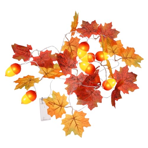 POPETPOP LED Ahornblatt Lichterkette Leds Batteriebetrieben Herbstdeko Girlande für Innen Thanksgiving Festival Wohnraumdekoration POPETPOP LED Ahornblatt Lichterkette Leds Batteriebetrieben Herbstdeko Girlande für Innen Thanksgiving Festival Wohnraumdekoration von POPETPOP