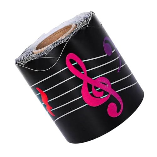 POPETPOP Musik Bulletin Board Bordüre Selbstklebend Robuste Kupferplatten Sticker Einfache Vielseitig für Schule Büro und Zuhause Dekorative Rahmenrolle POPETPOP Musik Bulletin Board Bordüre Selbstklebend Robuste Kupferplatten Sticker Einfache Vielseitig für Schule Büro und Zuhause Dekorative Rahmenrolle von POPETPOP