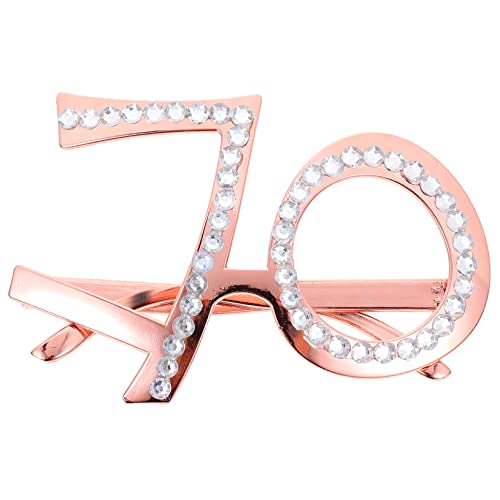 POPETPOP Numerische Geburtstagsbrille Partybrille mit Strasssteinen Kreative Foto Requisite für Geburtstagsfeiern Leicht und Angenehm zu Langlebiges PC Material POPETPOP Numerische Geburtstagsbrille Partybrille mit Strasssteinen Kreative Foto Requisite für Geburtstagsfeiern Leicht und Angenehm zu Langlebiges PC Material von POPETPOP