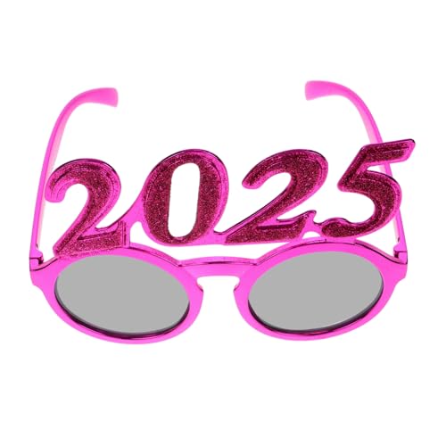 POPETPOP Partybrille Zahlen Kunststoff Spaßbrille Leicht Bequem für Silvester Feier Fotorequisite Rosa Glitzer POPETPOP Partybrille Zahlen Kunststoff Spaßbrille Leicht Bequem für Silvester Feier Fotorequisite Rosa Glitzer von POPETPOP