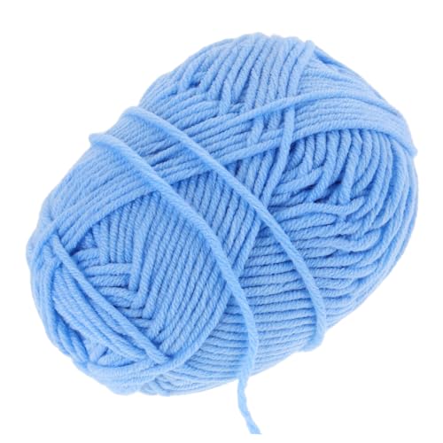 POPETPOP Portable Baumwollgarn für DIY Stricken und Häkeln Weiches Vielseitiges Milchbaumwollgarn Praktisches Hochwertiges Häkelgarn für Haushalt Schmuck Dekoration Hellblau POPETPOP Portable Baumwollgarn für DIY Stricken und Häkeln Weiches Vielseitiges Milchbaumwollgarn Praktisches Hochwertiges Häkelgarn für Haushalt Schmuck Dekoration Hellblau von POPETPOP
