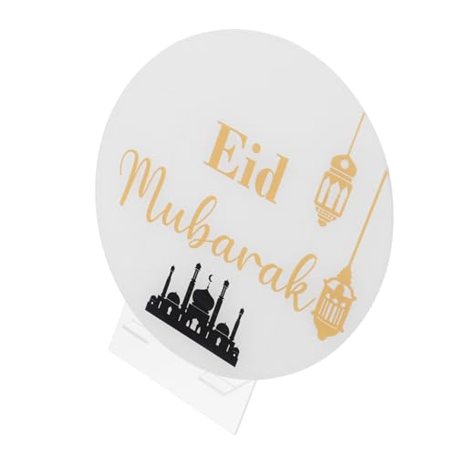 POPETPOP Ramadan Tischdeko Elegantes Acryl Ornament Mit Muslimischen Motiven Für Wohnräume Schlafzimmer Und Feiertagsdekoration Verleiht Festliche Atmosphäre Zu Eid Mubarak POPETPOP Ramadan Tischdeko Elegantes Acryl Ornament Mit Muslimischen Motiven Für Wohnräume Schlafzimmer Und Feiertagsdekoration Verleiht Festliche Atmosphäre Zu Eid Mubarak von POPETPOP