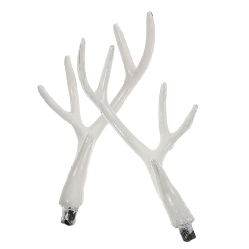 POPETPOP Realistische Weiße Hirschgeweihe Leichtes Langlebiges Fotografie Deko Rehgeweih für DIY Kostüm Weihnachtsdeko Cosplay Festliche Partyaccessoires POPETPOP Realistische Weiße Hirschgeweihe Leichtes Langlebiges Fotografie Deko Rehgeweih für DIY Kostüm Weihnachtsdeko Cosplay Festliche Partyaccessoires von POPETPOP