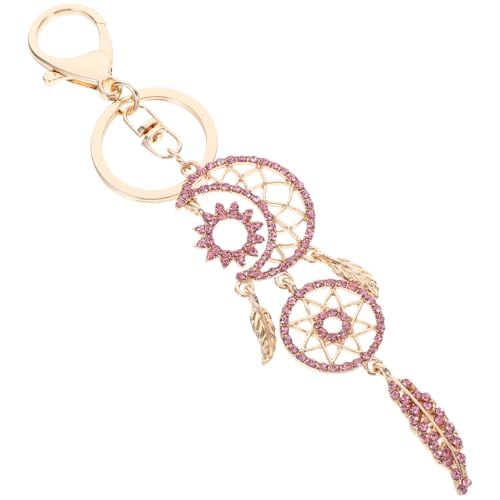 POPETPOP Schlüsselanhänger Mond Schlüsselanhänger Dream Catcher Schlüsselhalter -schlüsselanhänger Strassschlüsselkette -schlüsselanhänger Rosa Strasssteine POPETPOP Schlüsselanhänger Mond Schlüsselanhänger Dream Catcher Schlüsselhalter -schlüsselanhänger Strassschlüsselkette -schlüsselanhänger Rosa Strasssteine von POPETPOP