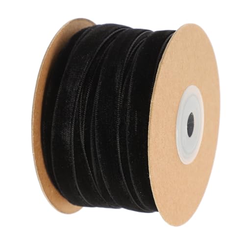 POPETPOP Schwarzes Samt Geschenkband Stoffband für Geschenkverpackung Dekoration DIY Schleifen Hochzeit Basteln und Floristik POPETPOP Schwarzes Samt Geschenkband Stoffband für Geschenkverpackung Dekoration DIY Schleifen Hochzeit Basteln und Floristik von POPETPOP