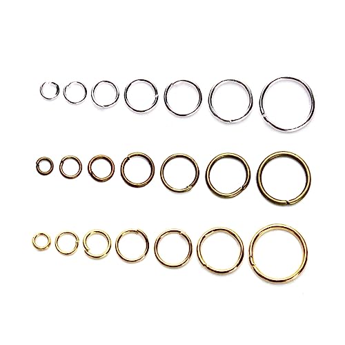 POPETPOP Silberne Öffnungsringe für DIY Armbänder und Charms Hochwertige Biegeringe für Professionellen Schmuck POPETPOP Silberne Öffnungsringe für DIY Armbänder und Charms Hochwertige Biegeringe für Professionellen Schmuck von POPETPOP