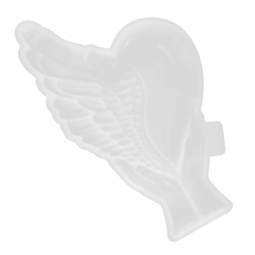 POPETPOP Silikonform Herz mit Flügeln Flexible Gießform für DIY Handwerk Silikonform für Wanddekoration und Langlebig und Praktisch POPETPOP Silikonform Herz mit Flügeln Flexible Gießform für DIY Handwerk Silikonform für Wanddekoration und Langlebig und Praktisch von POPETPOP